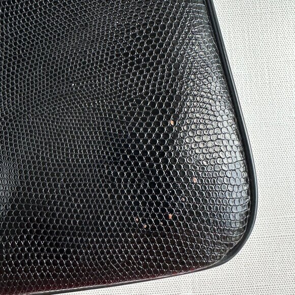 1960s Black Top Handle Handbag - Picture 8 of 16